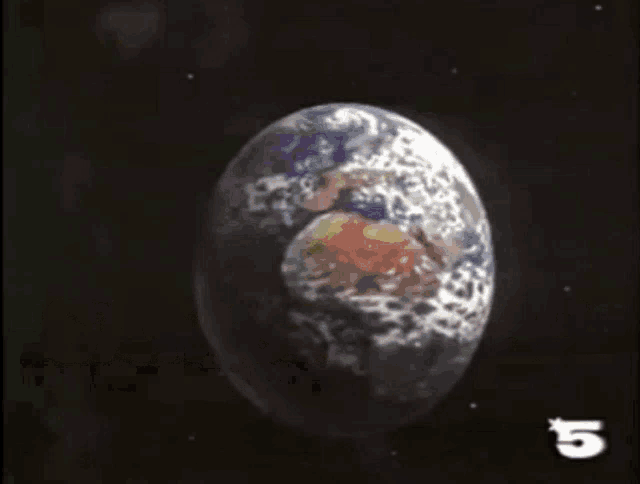 a picture of the earth with the word catastrophe written in front of it