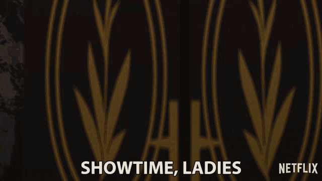 an advertisement for showtime ladies shows a fence