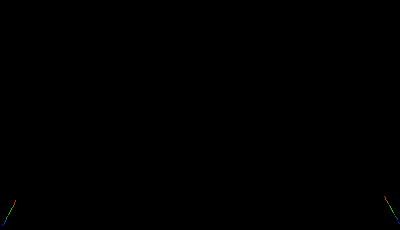 a black background with a lot of colorful dots