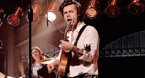 Harry Styles Play GIF - Harry Styles Play Guitar GIFs