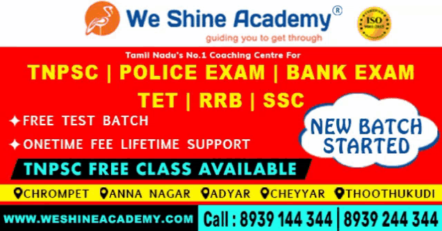 an advertisement for we shine academy which offers free test batch