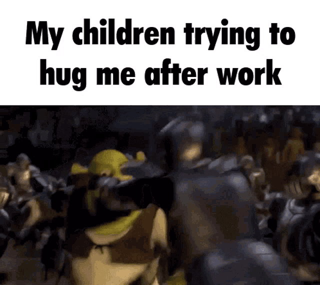 Dad Home After Work GIF - Dad Home After Work Children Hug Me GIFs