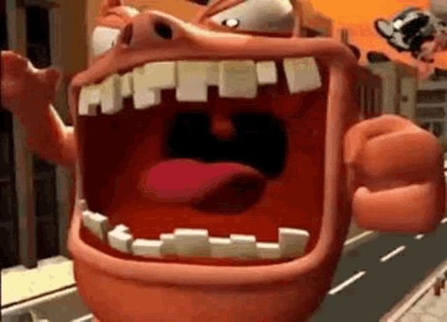 Little And Big Monsters Orange Monster GIF - Little And Big Monsters Orange Monster Roaring GIFs