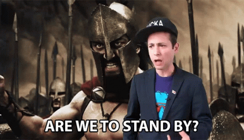 Are We To Stand By Rucka Rucka Ali GIF - Are We To Stand By Rucka Rucka Ali Its Rucka GIFs