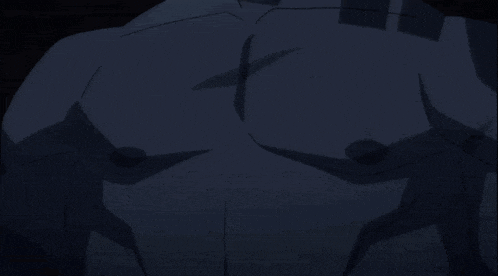 a cartoon drawing of a man with blood on his face