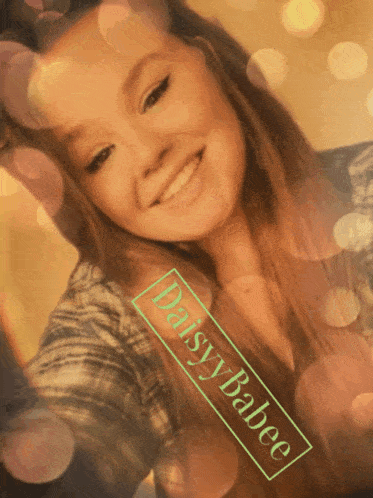 a picture of a woman with the name daisy babee