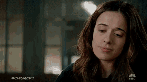 a close up of a woman 's face with #chicagopd on the bottom