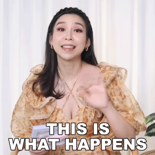 This Is What Happens Tina Yong GIF - This Is What Happens Tina Yong This Is The Situation GIFs