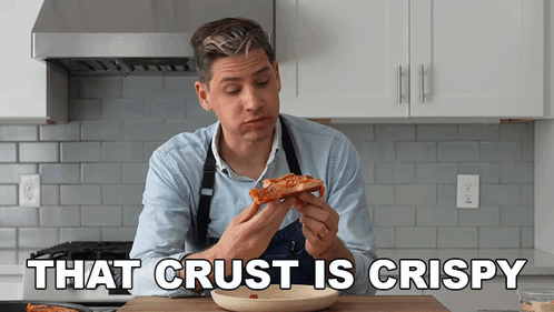 That Crust Is Crispy Brian Lagerstrom GIF - That Crust Is Crispy Brian Lagerstrom Crunchy GIFs