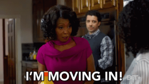 I'M Moving In! GIF - Judy Pace Im Moving In Beauty And The Baller GIFs
