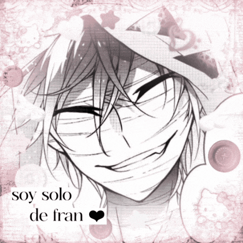 a black and white drawing of a man with the words soy solo de fran below it