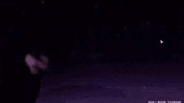 a purple background with a red arrow pointing to the bottom left