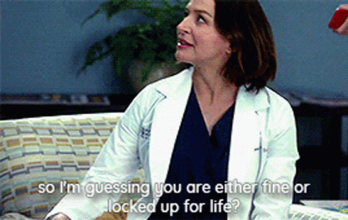 Greys Anatomy Amelia Shepherd GIF - Greys Anatomy Amelia Shepherd So Im Guessing You Are Either Fine GIFs