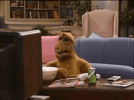 Alf Couch Potato GIF - Alf Couch Potato Watching Tv GIFs