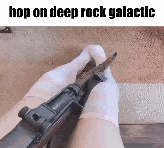 Deep Rock Galactic M1garand GIF - Deep Rock Galactic M1garand Deep Rock Galactic Memes GIFs