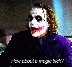 Heath Ledger Magic Trick GIF - Heath Ledger Magic Trick Joker GIFs