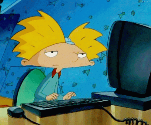 Hey Arnold Typing GIF - Hey Arnold Typing Computer GIFs
