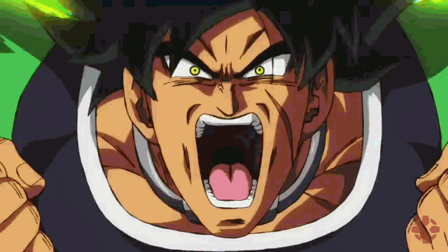 a close up of a cartoon character screaming with his mouth wide open