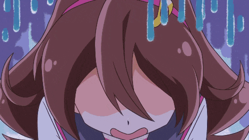 a close up of a girl 's face with water dripping from it