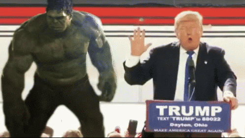 Hulk Vs GIF - Hulk Vs Trump GIFs