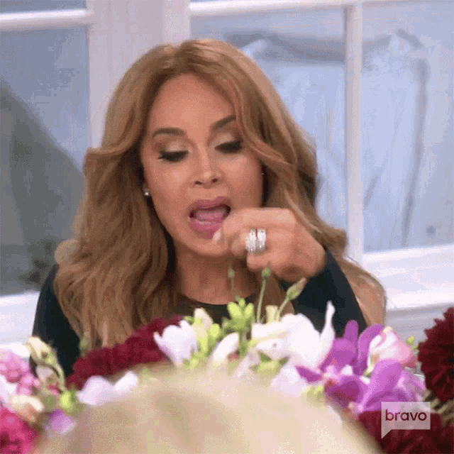 Take A Bite Faye Resnick GIF - Take A Bite Faye Resnick Real Housewives Of Beverly Hills GIFs