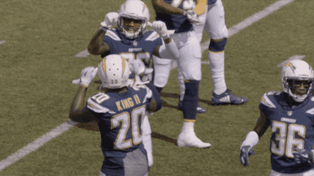 Los Angeles Chargers Desmond King GIF - Los Angeles Chargers Desmond King Casey Hayward GIFs