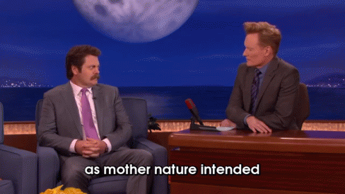 Nick Offerman 2 GIF - As Mother Nature Intended Interview The Usual GIFs