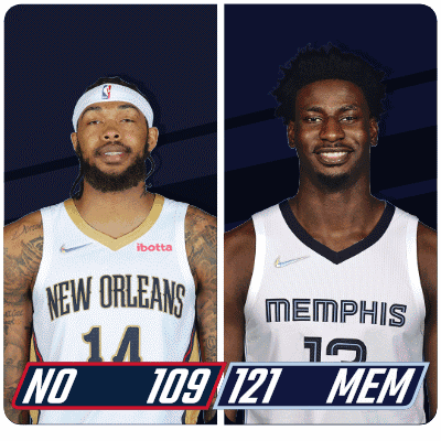 New Orleans Pelicans (109) Vs. Memphis Grizzlies (121) Post Game GIF - Nba Basketball Nba 2021 GIFs