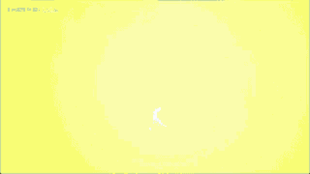 a cartoon character is flying through a circle with an eye in the center
