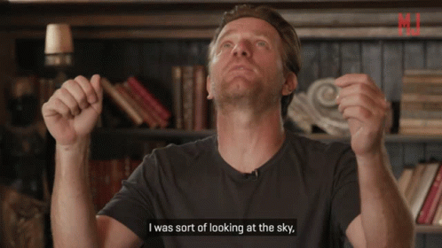 I Was Sort Of Looking At The Sky Looking Up GIF - I Was Sort Of Looking At The Sky Looking Up Surprised GIFs