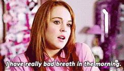 Lindsay Lohan Bad Breath GIF - Lindsay Lohan Bad Breath Morning Breath GIFs