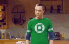 Sheldon Big Bang Theory GIF - Sheldon Big Bang Theory Green Lantern GIFs