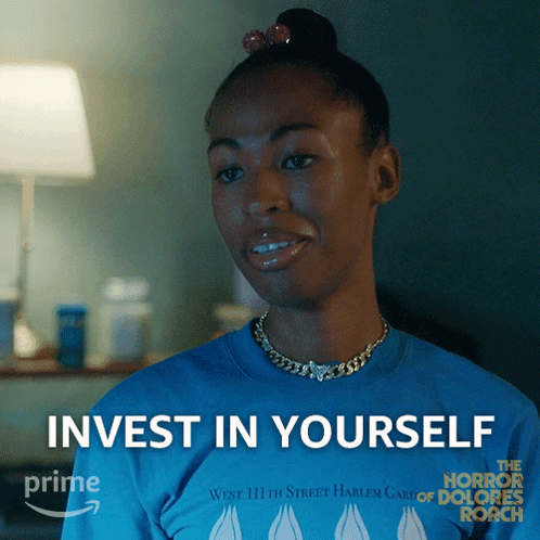 Invest In Yourself Nellie Morris GIF - Invest In Yourself Nellie Morris Kita Updike GIFs