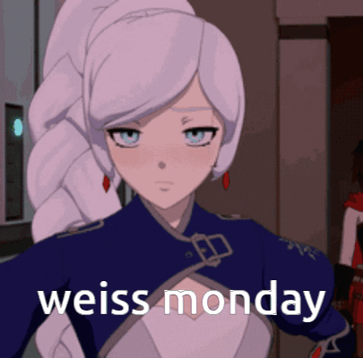 Space I Think Weiss GIF - Space I Think Weiss Rwby GIFs