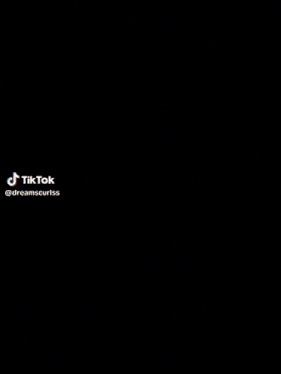 a blurred image of a person with the words tiktok @dreamscurlss on the bottom right
