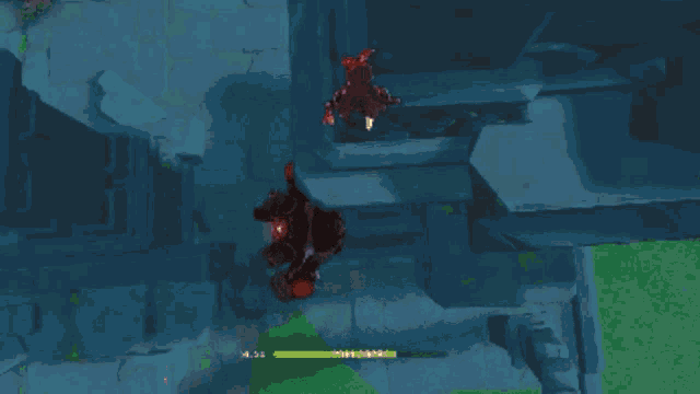 a screenshot of a video game shows a red circle with a cross in it