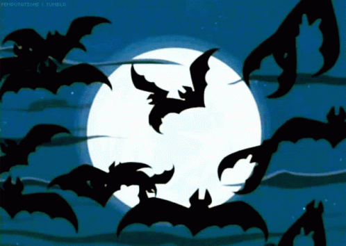 Bats Halloween GIF