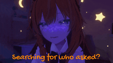 a picture of a girl with the words " searching for who asked " below her