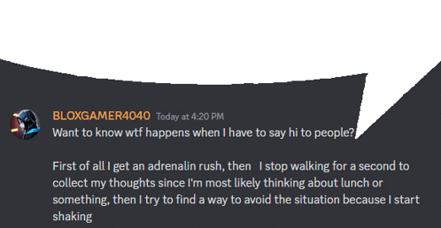 a screenshot of a discord conversation between bloxgamer4040 and another person
