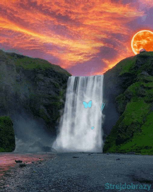 Aesthetic Waterfall GIF - Aesthetic Waterfall Nature GIFs