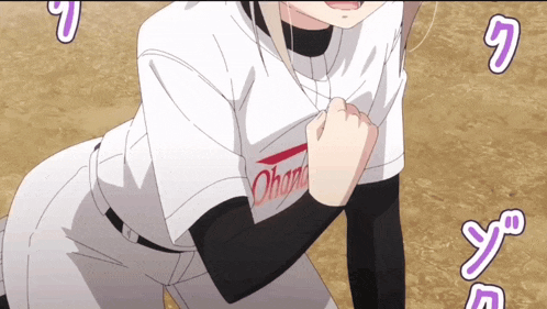 a girl in a baseball uniform with the word ohara on the front
