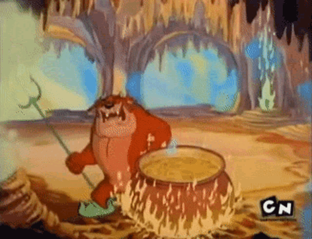 Tom And Jerry Hell GIF - Tom And Jerry Hell Come Down GIFs