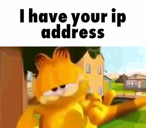 Garfield Ip Adress GIF - Garfield Ip Adress Lol GIFs