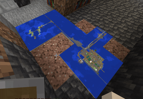 an aerial view of a map of a city in a video game