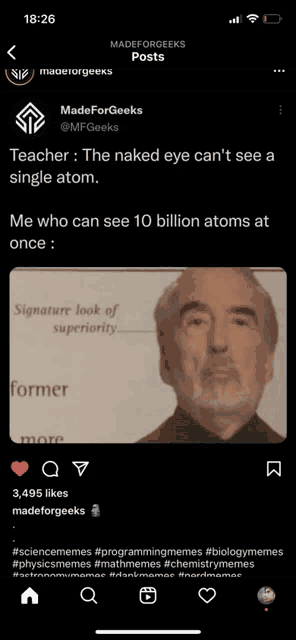 a screenshot of a madeforgeeks post with a picture of a naked eye