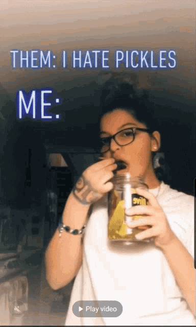 They Hate Pickles Haters Gonna Hate GIF - They Hate Pickles Haters Gonna Hate Pickles GIFs
