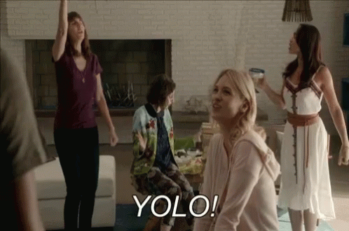 You Only Live Once Yolo GIF - You Only Live Once Yolo Last Man On Earth GIFs