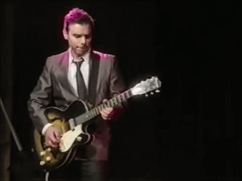 Playing Guitar Lord Huron GIF - Playing Guitar Lord Huron Products Of The Universe With Marsha Tanley GIFs