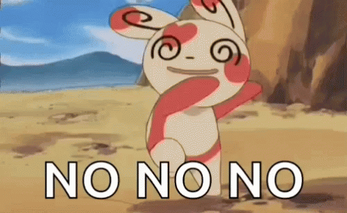 Nope No No No GIF - Nope No No No Pokemon GIFs
