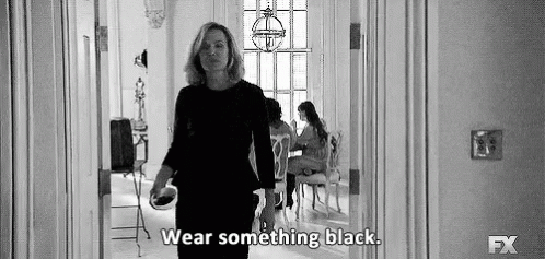 Wear Black GIF - Wear Black Serious GIFs